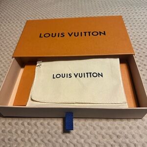 Louis Vuitton Orange Box with Cream Dust Bag
